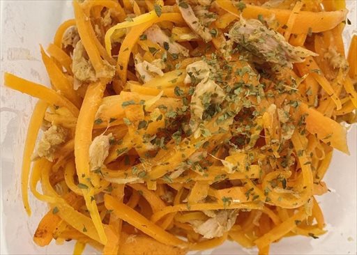 ツナと人参のしりしり