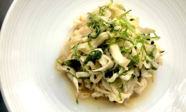 大葉と切干大根のサラダ風和え物