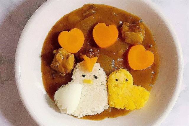 親子チキンカレー