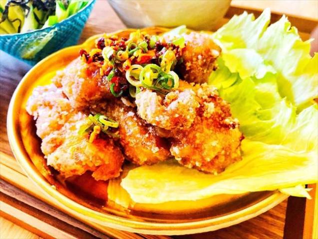 ピリ辛唐揚げかんたんランチ