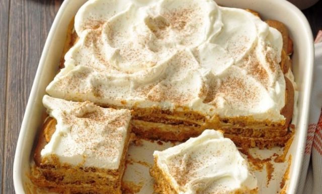 カボチャクリームティラミス