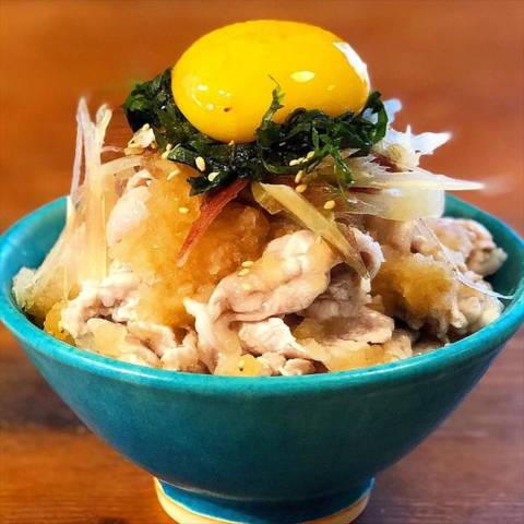 梅みぞれ冷しゃぶ丼