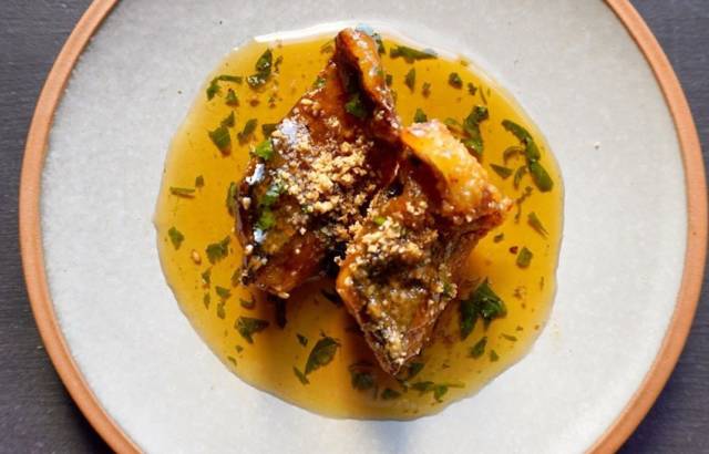 サバの木の芽あんかけ