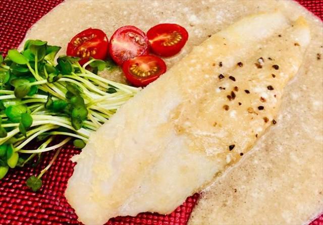 白身魚のソテー特製ホワイトソース