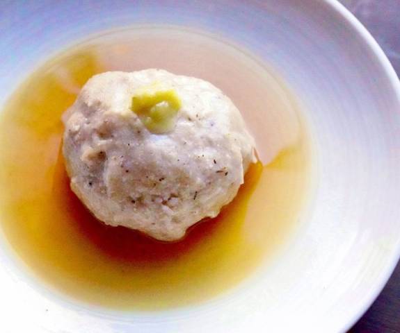 蕎麦がきのあんかけ