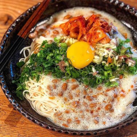 簡単うまいスタミナ泡素麺