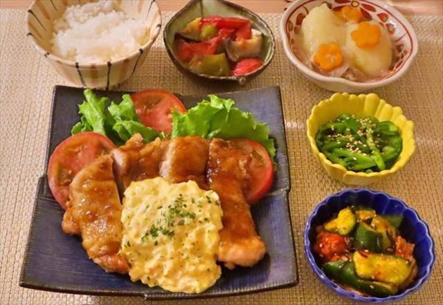 タルタルソースたっぷりのチキン南蛮