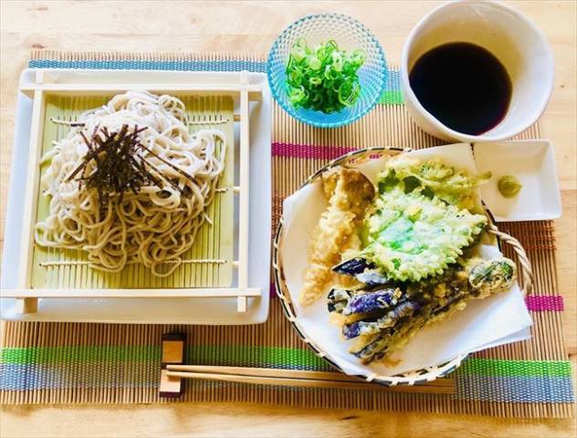天ぷらと蕎麦