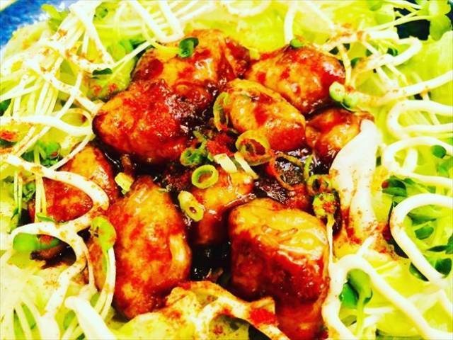 照り焼きチキンサラダ