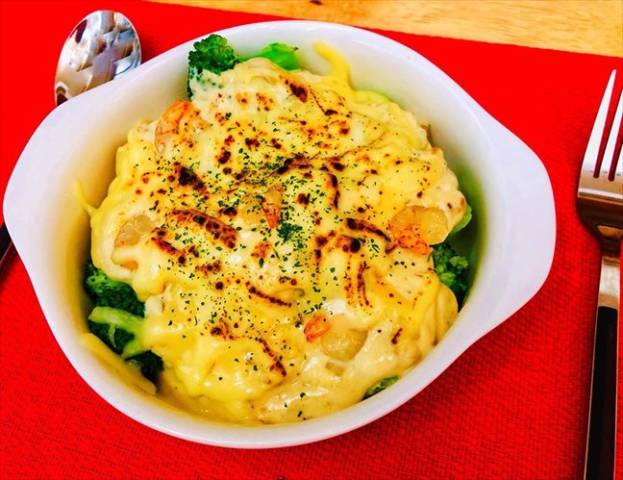 豆腐クリームグラタン