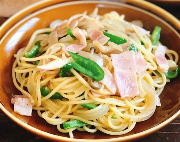 喫茶店風の和風スパゲティ