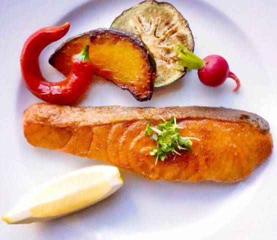 焼き鮭のクミン風味